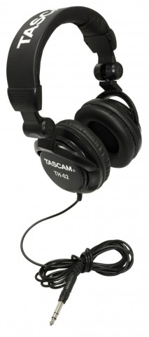 Tascam TH-02-B Multi Use Studio Grade Headphones 